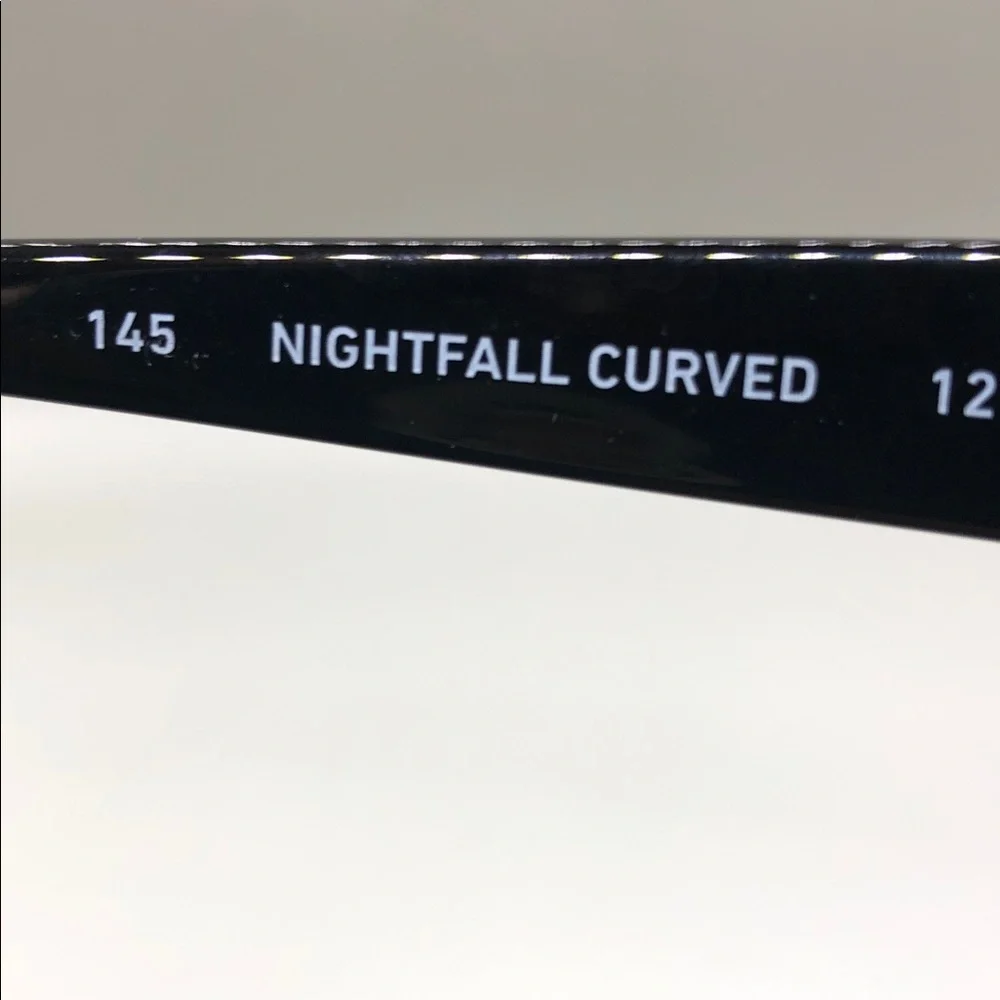 Quay Australia Nightfall Curve Shield Sunglasses Black Brown Unisex